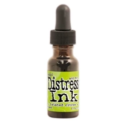 Uzupełniacz do poduszki z tuszem Distress Reinker - Twisted Citron 14 ml