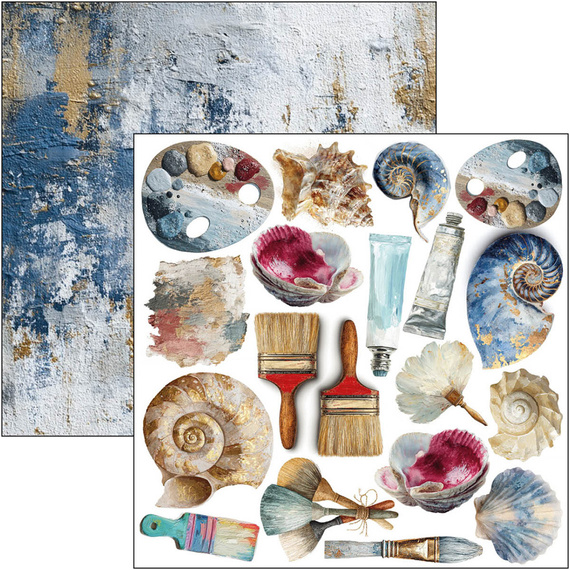 Zestaw papierów 15x15cm - Ciao Bella - An artist journey