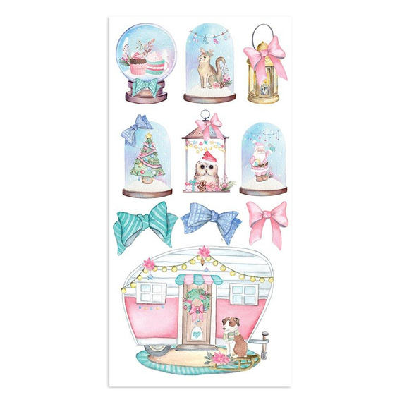 Zestaw papierów do scrapbookingu 15x30 - Stamperia - Christmas Rose