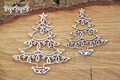 Tekturka - Tatting Christmas - choinki - Scrapiniec