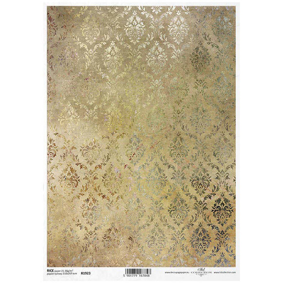 Papier ryżowy do decoupage ITD-R1923 damask