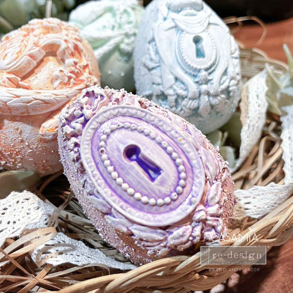 Foremka silikonowa - Prima - Opulent szyldy dziurki od klucza