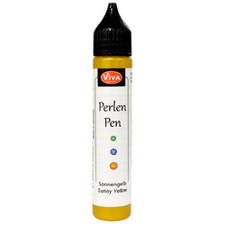 Perlen Pen - Viva Decor - Sun Yellow 201 żółte perełki w płynie