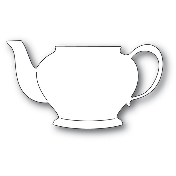 Wykrojnik - Poppystamps - Grandma's Teapot czajniczek imbryk