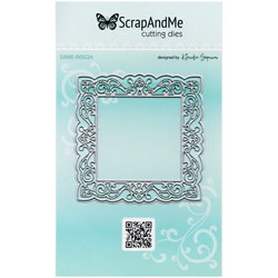 Wykrojnik do papieru - Scrapandme - Ramka kwadratowa