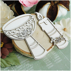 Tekturka Chrzcielnica i świeca - Kreatywna Pracownia