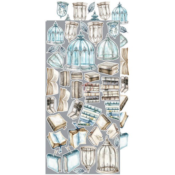 Something Blue - Craft o'clock - zestaw dodatków do scrapbookingu - Something