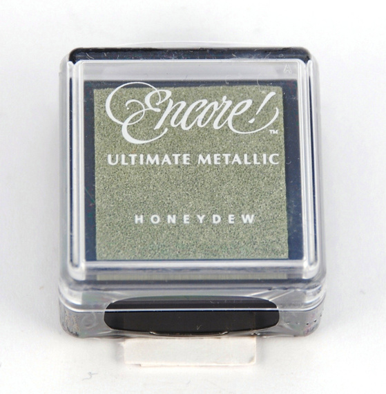 Tusz pigmentowy szybkoschnący - metaliczny - Encore - Honeydew jasno zielony