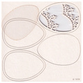 Tekturka - Tatting Easter - Shaker box Jajo 02 - Scrapiniec