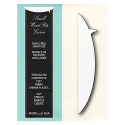 Wykrojnik - Memory Box - Small Word Pop Curve - dymek