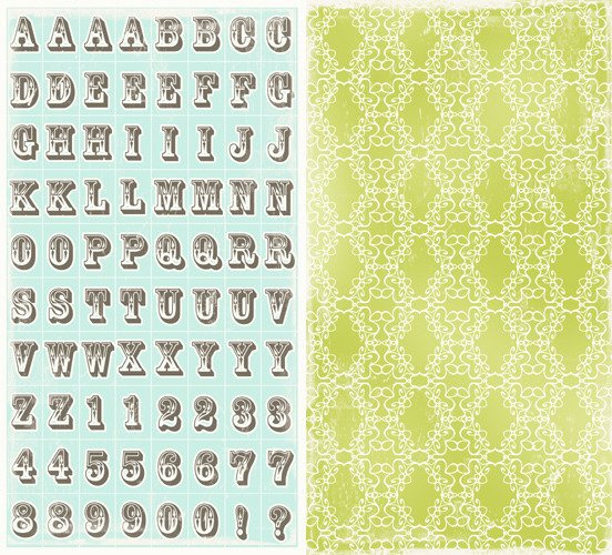 Papier do scrapbookingu 17x30 - TheScrapCake - My Private Happiness - H Is For Happiness