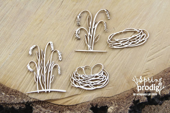 Tekturka Spring Prodigy - grass'n'nest - trawy i gniazda SC