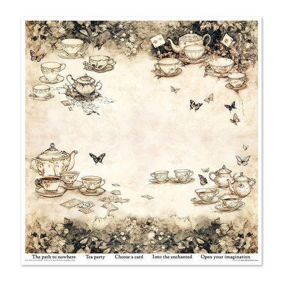 Zestaw papierów do scrapbookingu 30x30 - Alice's Magic 2 - Itd Collection