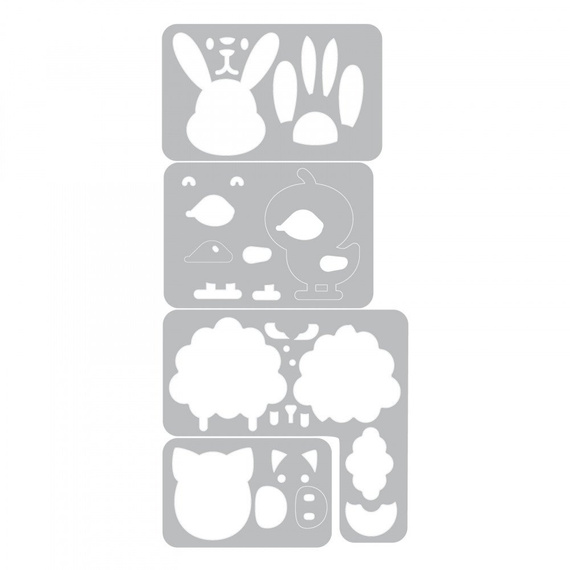 Wykrojnik Sizzix Sidekick - Critters - zwierzęta wiejskie