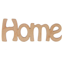 Drewniany napis HOME 7,5x3cm Decor