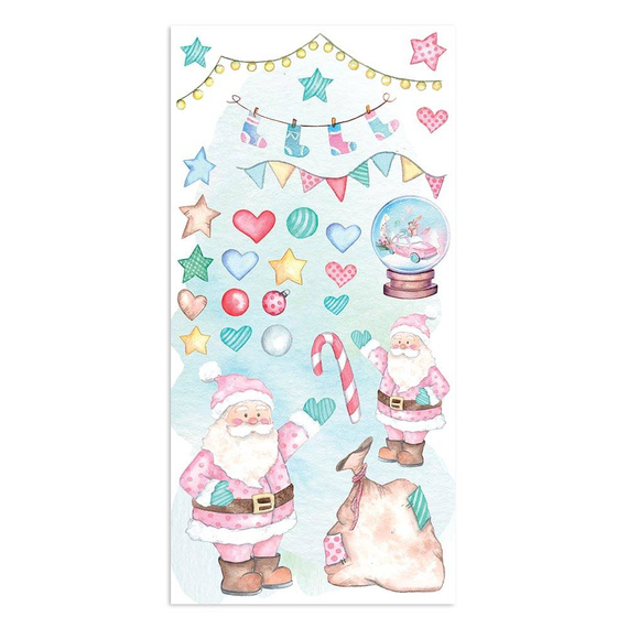 Zestaw papierów do scrapbookingu 15x30 - Stamperia - Christmas Rose