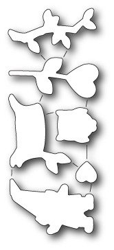 Wykrojnik + stempel - Memory Box - I'm Owl Yours - sowa krasnoludek