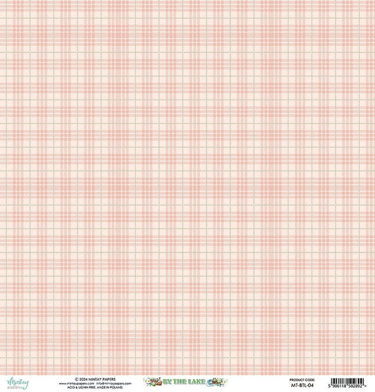 Papier do scrapbookingu 30x30 - Mintay - By The Lake 04
