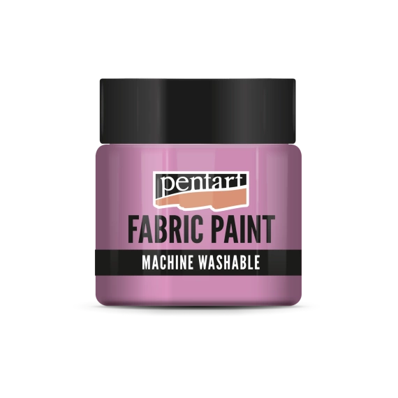 Farba do tkanin - Pentart - różowa 50ml