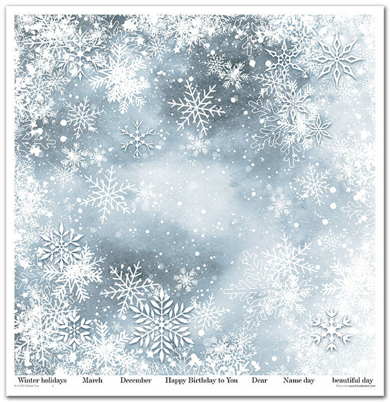 Zestaw papierów do scrapbookingu 30x30 - Itd Collection - Winter Fun