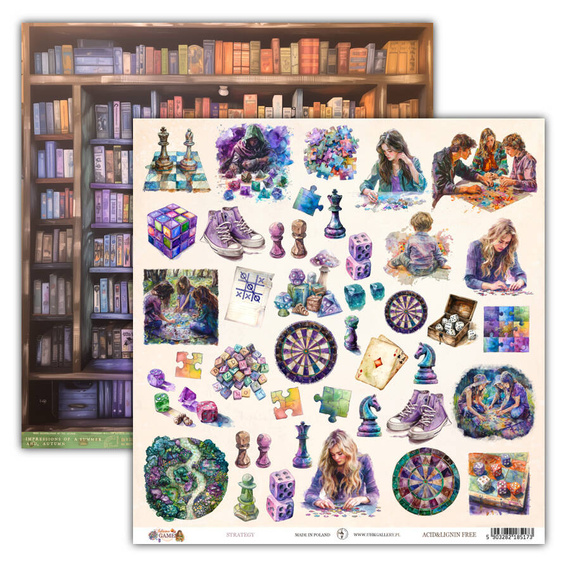 Zestaw papierów do scrapbookingu 30x30 - Uhk Gallery - Autumn Games