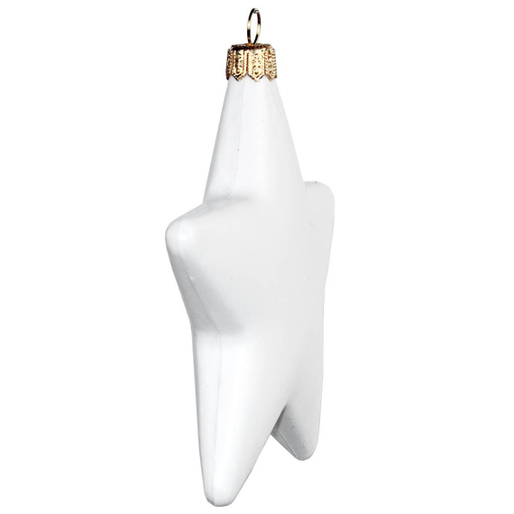 Gwiazdka plastikowa 11cm - baza bombki