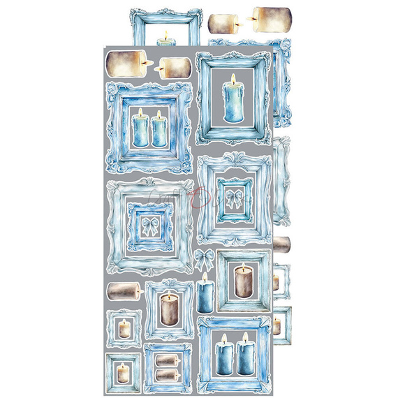 Something Blue - Craft o'clock - zestaw dodatków do scrapbookingu - Something