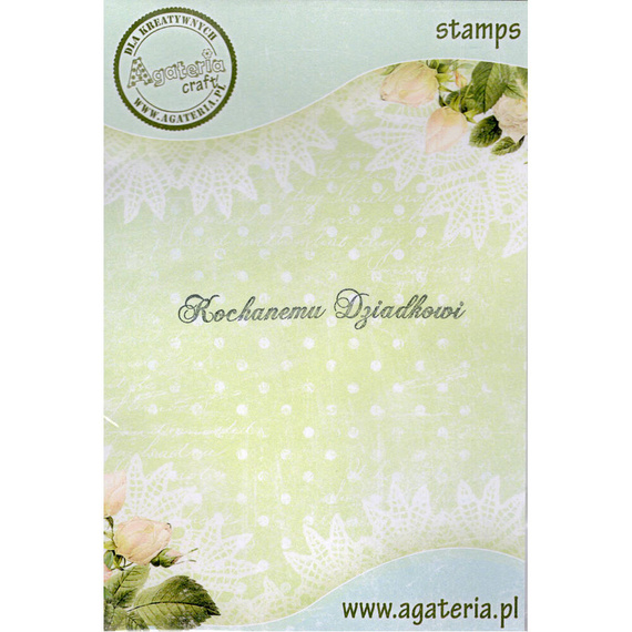 Stempel - Kochanemu Dziadkowi - Agateria