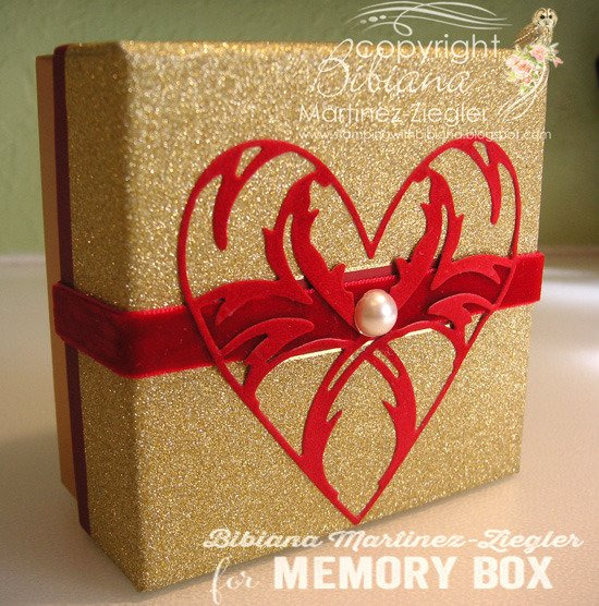 Wykrojnik - Memory Box - Enchanted Heart 99348 serce