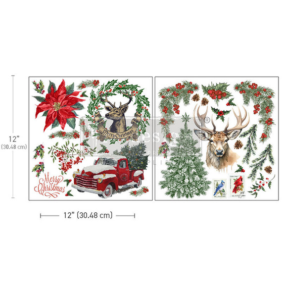 Decor transfer - Prima - Christmas Memories