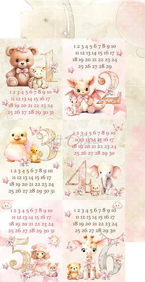 GIRL & CURL - Craft o'clock - zestaw dodatków - MIX