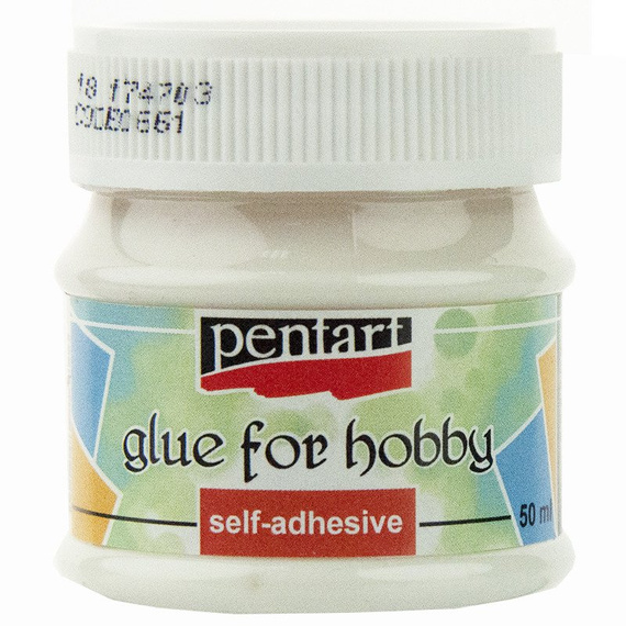 Klej do tworzenia powierzchni samoprzylepnej glue for hobby 50ml - Pentart