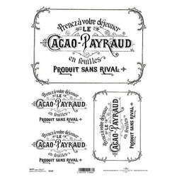 Papier decoupage SOFT A4 ITD-S0114