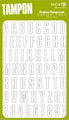 Stempel - Kesi'Art - Timeo Alphabet - alfabet litery cyfry