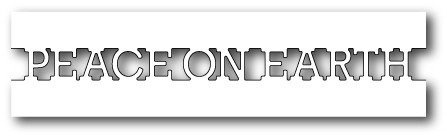 Wykrojnik - Poppystamps - Peace on Earth Channel 1343