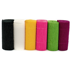 Krepina dekoracyjna do robienia kwiatów 6 kol. 10x250 cm mix 8