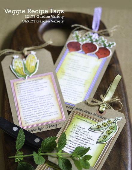 Wykrojnik + stempel - Memory Box - Garden Variety - warzywa