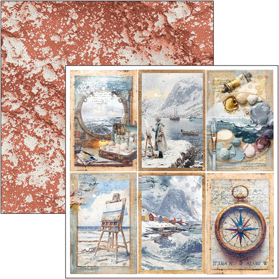 Zestaw papierów 20x20cm - Ciao Bella - An artist journey