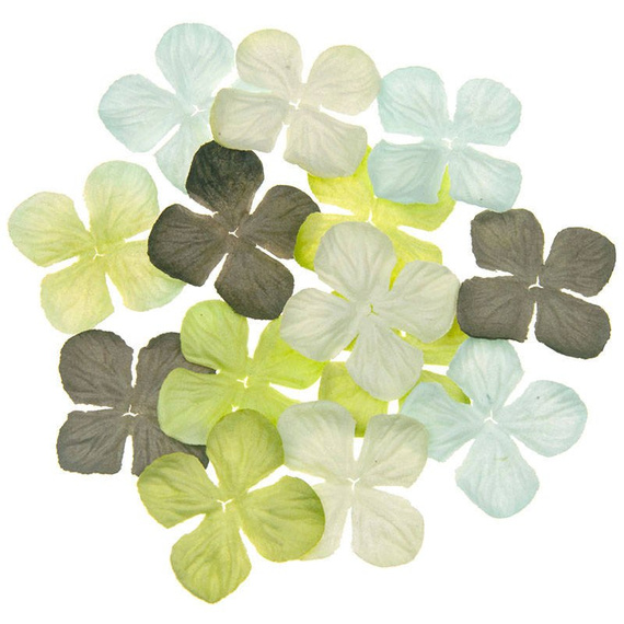 Hortensje - mix zielony 50mm - 100szt