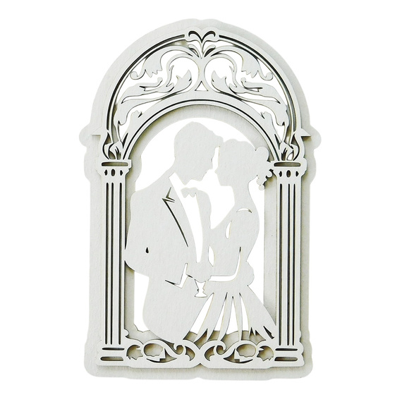 Tekturka - Ramka z parą II - Kreatywna Pracownia