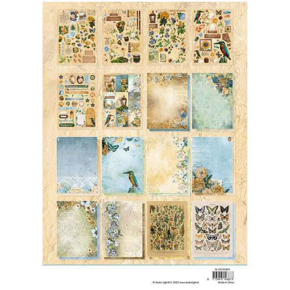 Zestaw papierów oraz elementów A4 - Remembering summer