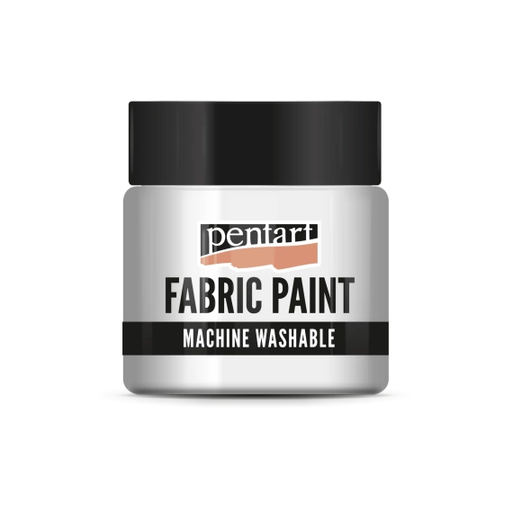 Farba do tkanin - Pentart - biała 50ml