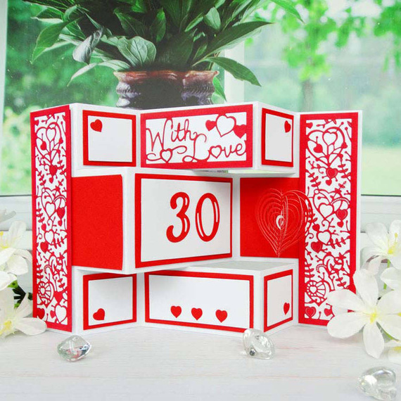 Wykrojnik - Tattered Lace - With Love Panel TTL/D775/D - napis ramka