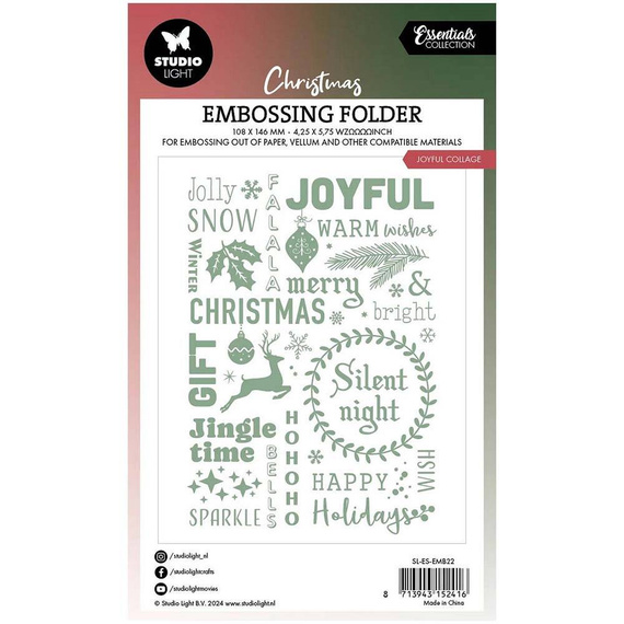 Folder do wytłaczania - StudioLight - Joyfull collage