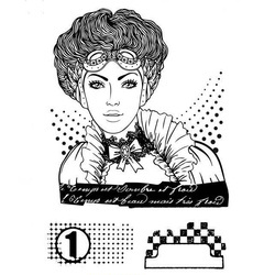 Stempel A6 - Carabelle Studio - Femme Neoromantique Kobieta neoromantyczna