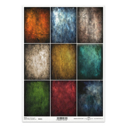 Papier ryżowy do decoupage A4 - spękania - R2521 - Itd Collection