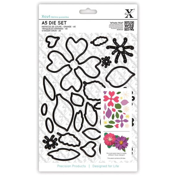 Wykrojnik - Xcut - Flowers XC503195 kwiaty
