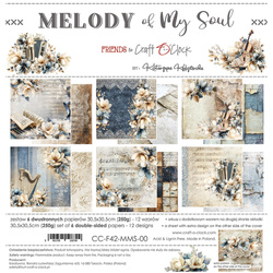 Zestaw papierów do scrapbookingu 30x30 - Craft o'clock - Melody of My Soul