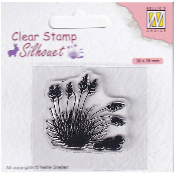 Stempel - Nellie`s - SIL085 trawa ozdobna