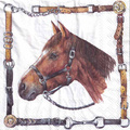 Serwetka 33x33cm - Nika koń siodło - 1szt